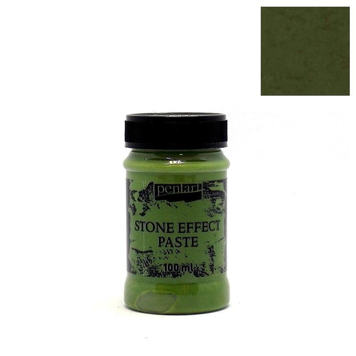 Pentart Steinpaste 100ml - grüner Granit
