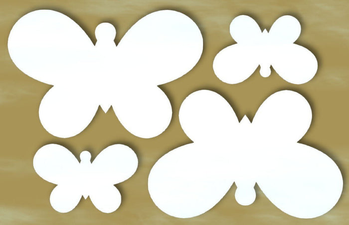Styrofoam Figuren Set, 6-12cm - Schmetterling 1. sortiert