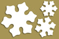 Styrofoam Figuren Set, 6-12cm - Schneeflocke 2. - Bastelschachtel