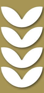 Styrofoam Figuren Set, 6-8cm - Blätter - Bastelschachtel