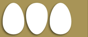 Styrofoam Figuren Set, 6-8cm - Eier - Bastelschachtel - Styrofoam Figuren Set, 6-8cm - Eier