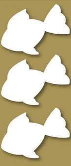 Styrofoam Figuren Set, 6-8cm - Fische - Bastelschachtel