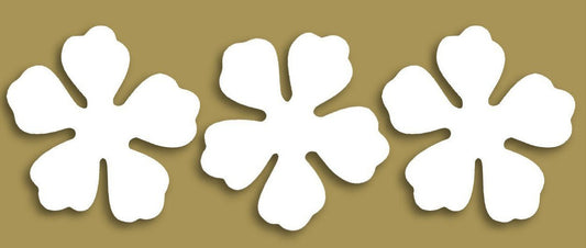 Styrofoam Figuren Set, 6-8cm - Hibiskus - Bastelschachtel - Styrofoam Figuren Set, 6-8cm - Hibiskus
