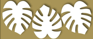 Styrofoam Figuren Set, 6-8cm - Philodendron Blätter - Bastelschachtel - Styrofoam Figuren Set, 6-8cm - Philodendron Blätter