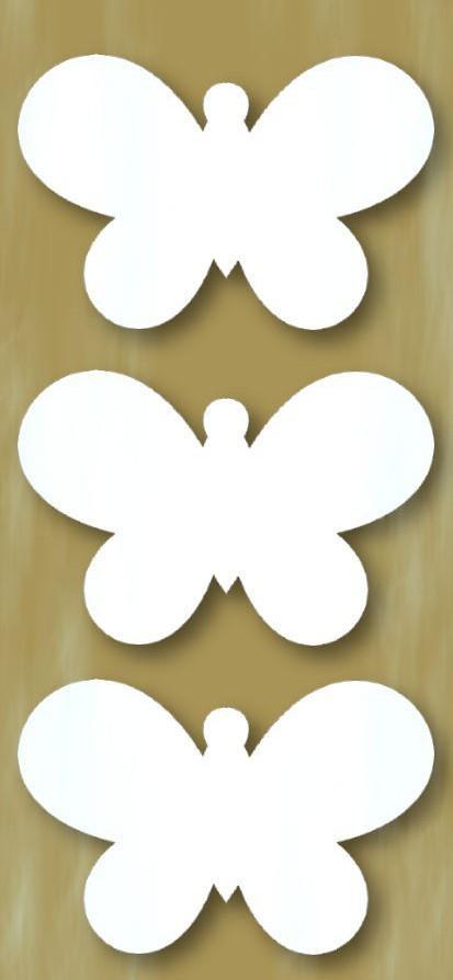 Styrofoam Figuren Set, 6-8cm - Schmetterling 1.