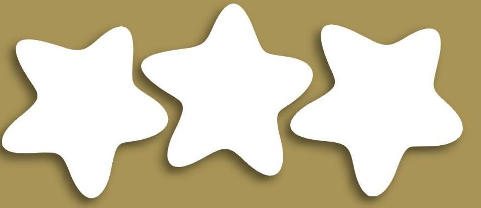 Styrofoam Figuren Set, 6-8cm - Stern 1. - Bastelschachtel