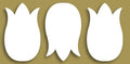 Styrofoam Figuren Set, 6-8cm - Tulpen 3. - Bastelschachtel