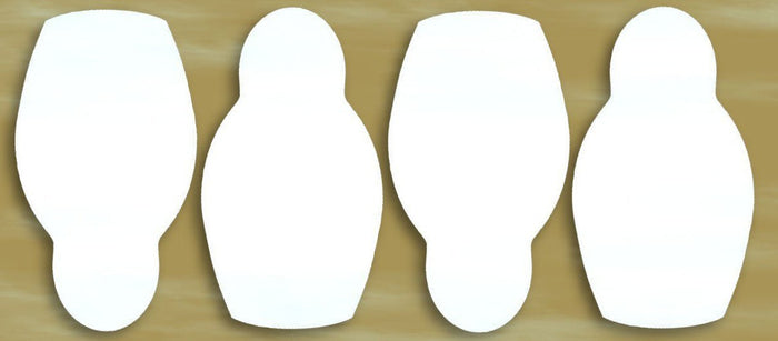 Styrofoam Figuren Set, 8-10cm - Matrioschka Puppe