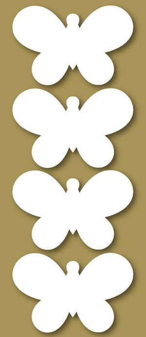 Styrofoam Figuren Set, 8-10cm - Schmetterling 1. - Bastelschachtel - Styrofoam Figuren Set, 8-10cm - Schmetterling 1.