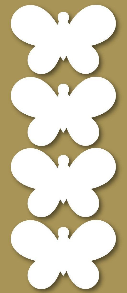 Styrofoam Figuren Set, 8-10cm - Schmetterling 1.