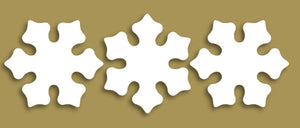 Styrofoam Figuren Set, 8-10cm - Schneeflocke 2. - Bastelschachtel - Styrofoam Figuren Set, 8-10cm - Schneeflocke 2.