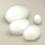 Styropor Eier 12cm - 5 Stück - Bastelschachtel