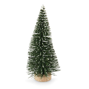 Tannenbaum 4x9cm, grün - 4 Stück - Bastelschachtel - Tannenbaum 4x9cm, grün - 4 Stück