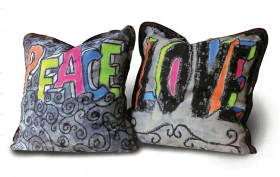 Textil Kissenbezug schwarz 40x40cm - Bastelschachtel