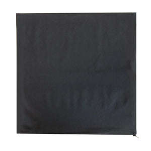 Textil Kissenbezug schwarz 40x40cm - Bastelschachtel - Textil Kissenbezug schwarz 40x40cm