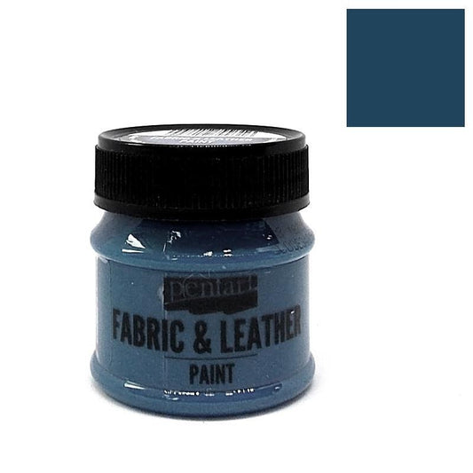 Pentart Textil- und Lederfarbe 50ml - denim - Bastelschachtel - Pentart Textil- und Lederfarbe 50ml - denim