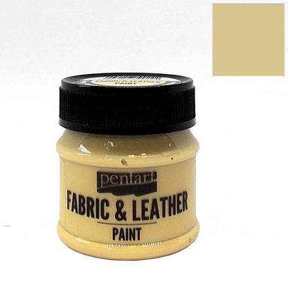 Pentart Textil- und Lederfarbe 50ml - hellbraun - Bastelschachtel - Pentart Textil- und Lederfarbe 50ml - hellbraun