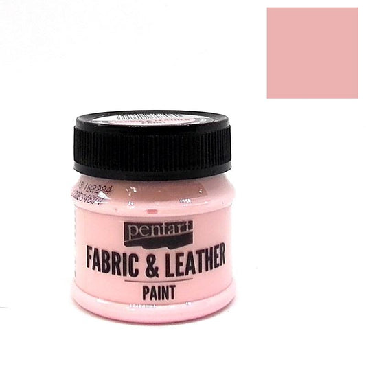 Pentart Textil- und Lederfarbe 50ml - rosa - Bastelschachtel - Pentart Textil- und Lederfarbe 50ml - rosa