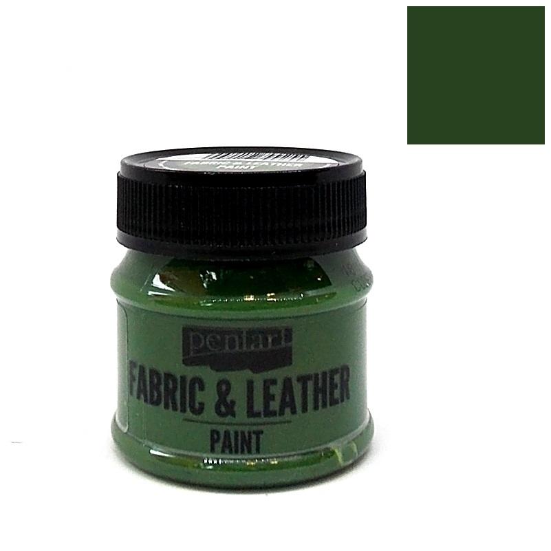 Pentart Textil- und Lederfarbe 50ml - tannengrün - Bastelschachtel - Pentart Textil- und Lederfarbe 50ml - tannengrün