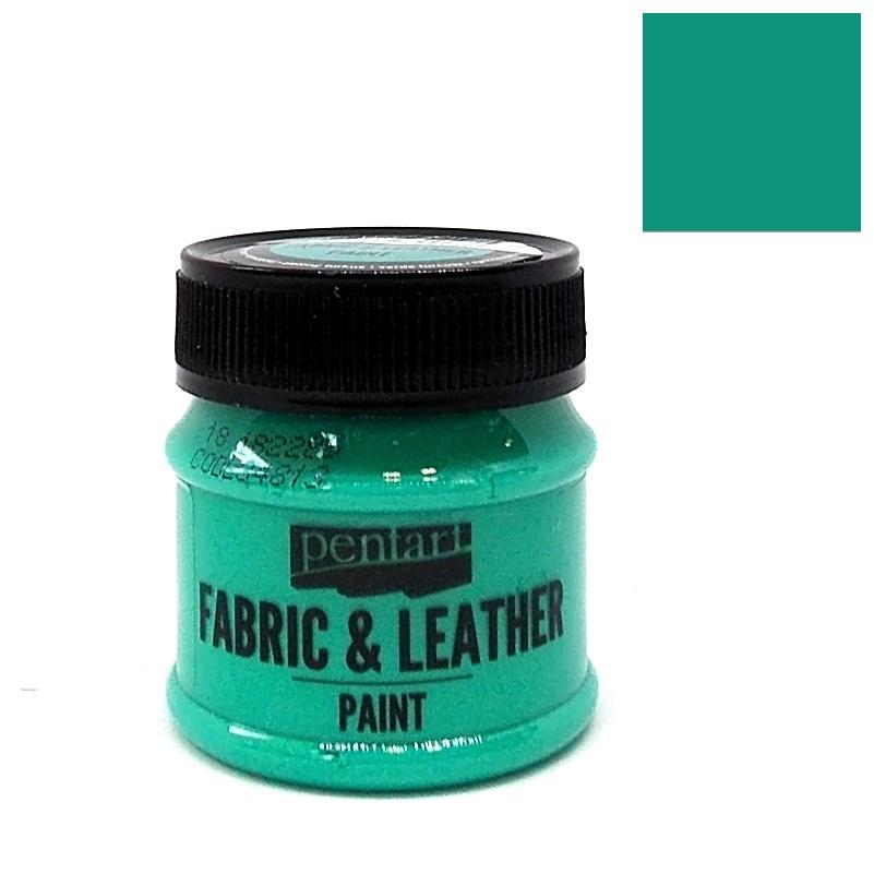 Pentart Textil- und Lederfarbe 50ml - türkisgrün - Bastelschachtel - Pentart Textil- und Lederfarbe 50ml - türkisgrün