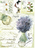 Transferpapier mit Druck, soft A4 - Lavender - Bastelschachtel