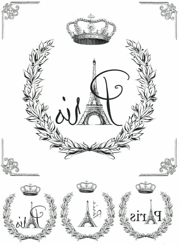 Transferpapier mit Druck, soft A4 - Paris