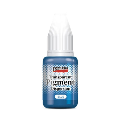 Pentart Transparente Pigment Dispersion 20ml - blau - Bastelschachtel - Pentart Transparente Pigment Dispersion 20ml - blau