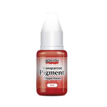 Pentart Transparente Pigment Dispersion 20ml - rot - Bastelschachtel - Pentart Transparente Pigment Dispersion 20ml - rot