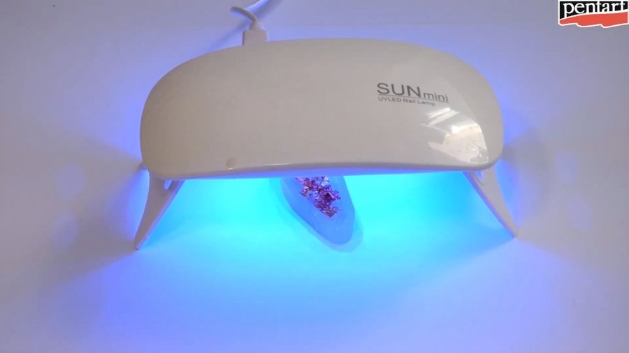 UV LED Lampe - Bastelschachtel