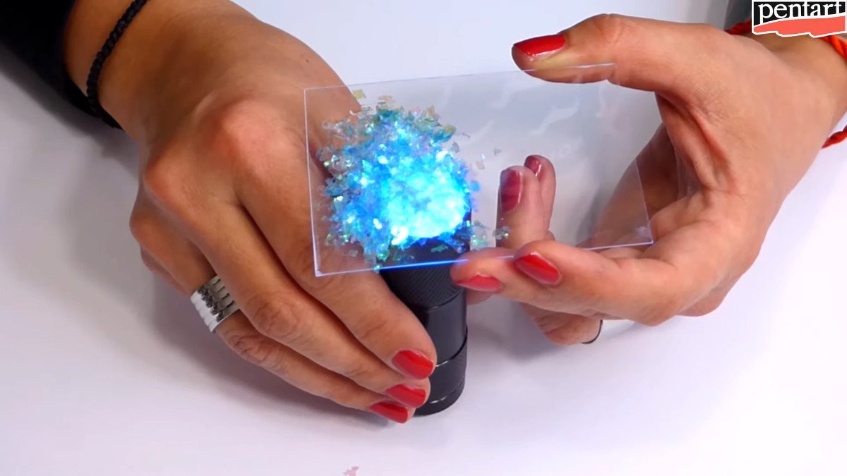 UV LED Taschenlampe - Bastelschachtel