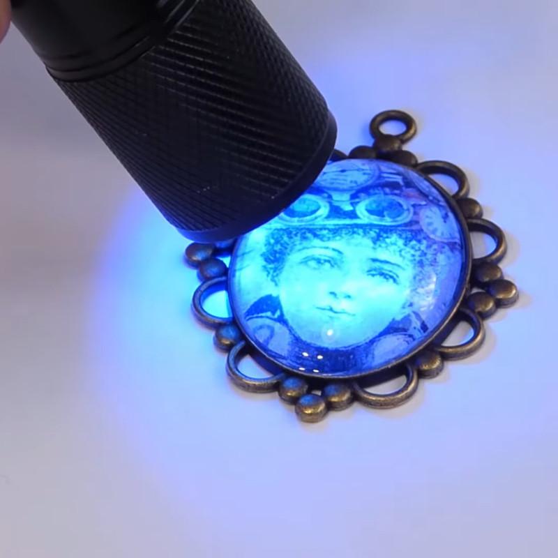 UV LED Taschenlampe - Bastelschachtel