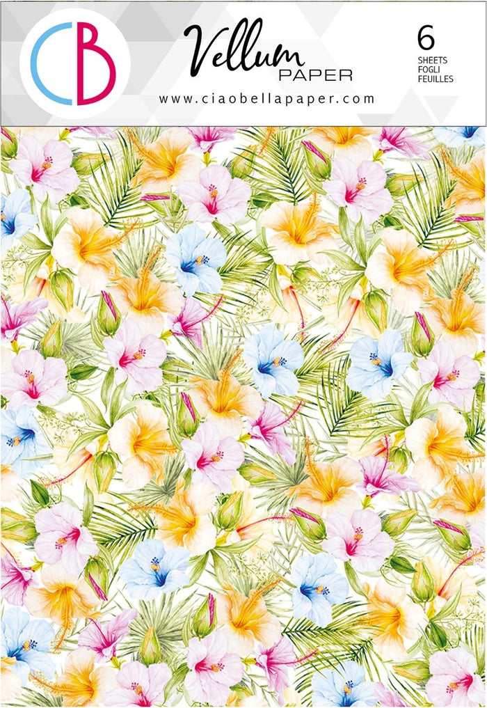 Vellum Motiv Transparentpapier Set - Summer breeze