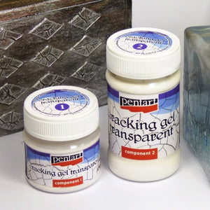 Pentart ZweiPhasen-Krakeliergel Set, 150ml - Bastelschachtel - Pentart ZweiPhasen-Krakeliergel Set, 150ml