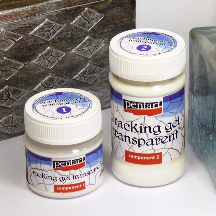 Pentart ZweiPhasen-Krakeliergel Set, 150ml